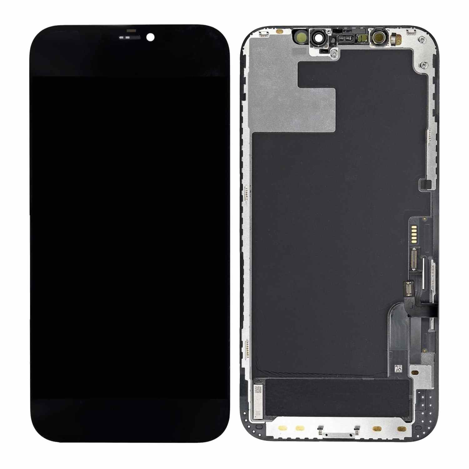 Ekranas Apple iPhone 12/12 Pro su lietimui jautriu stikliuku GX hard OLED (removable IC)