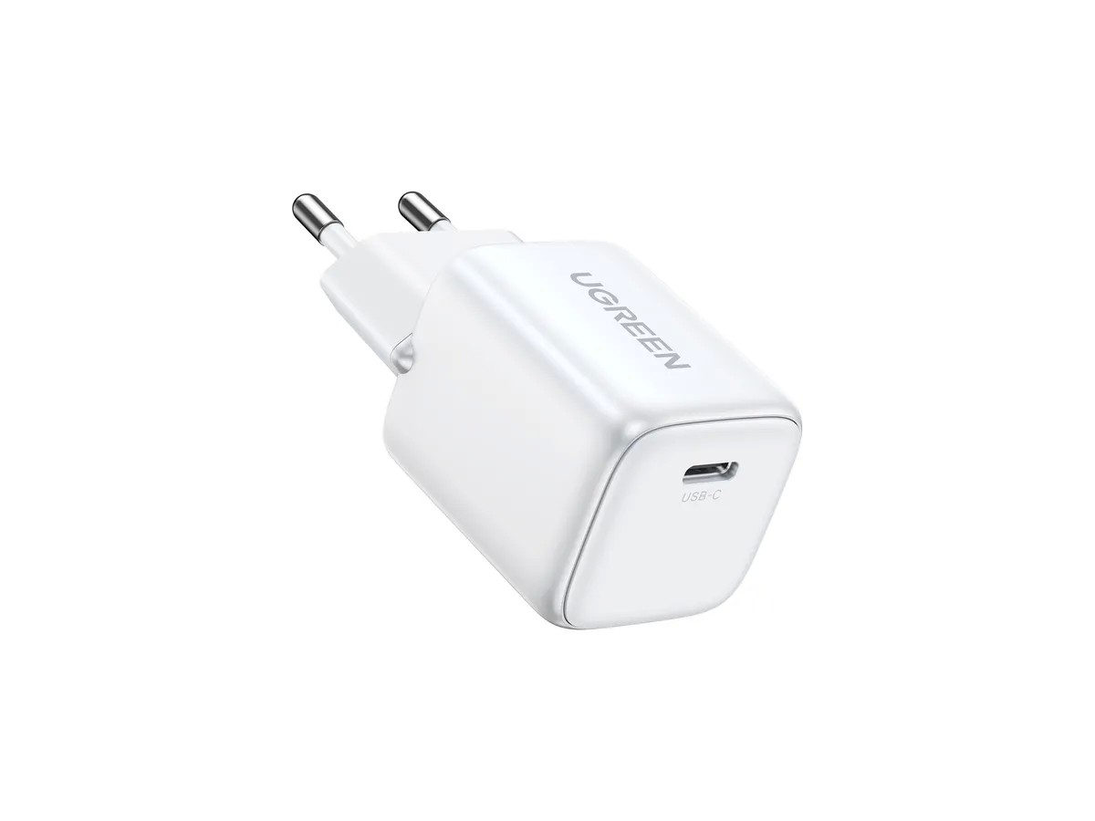 Įkroviklis Ugreen CD319 30W GaN USB-C baltas