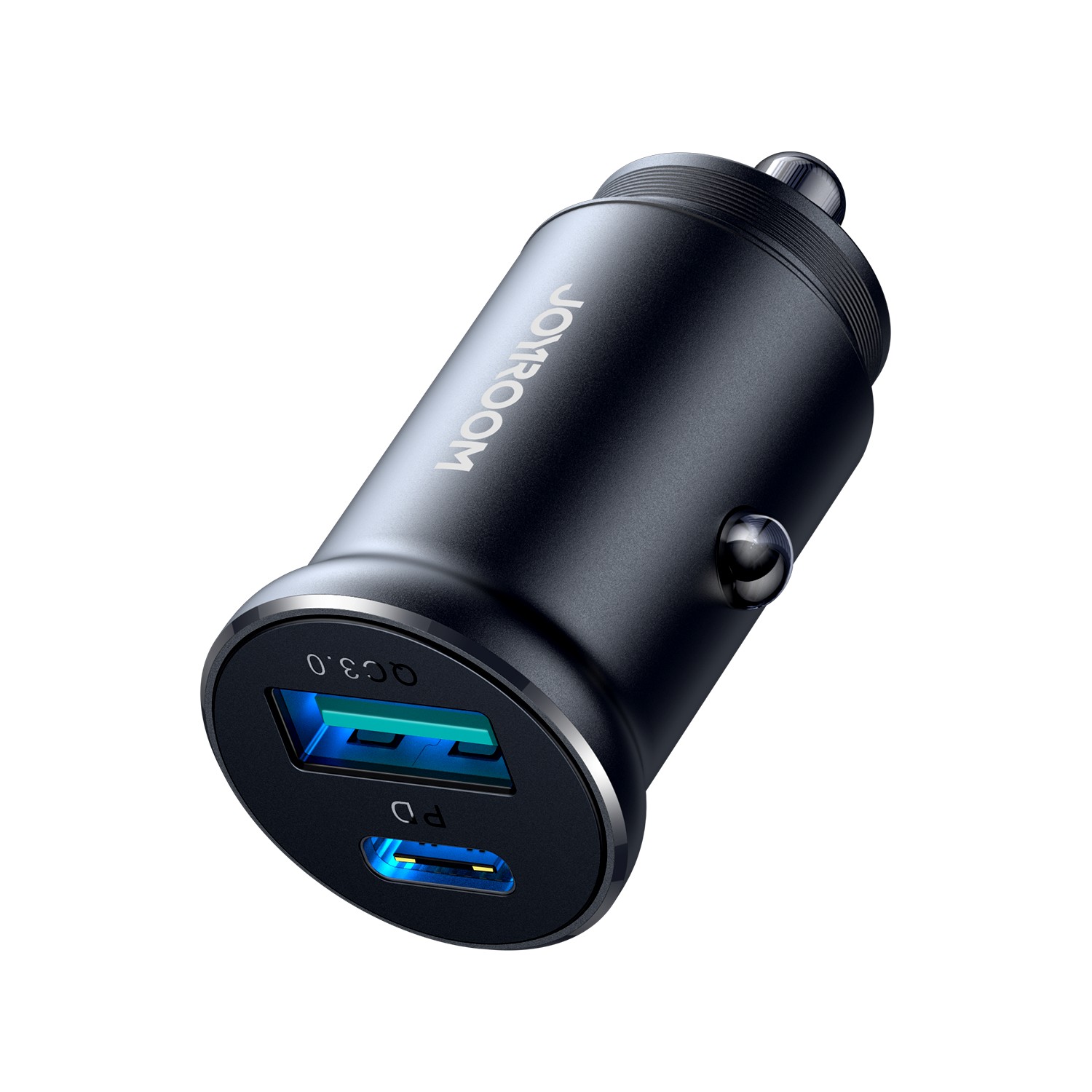 Automobilinis įkroviklis Joyroom JR-CCN05 USB-C/USB-A 30W juodas