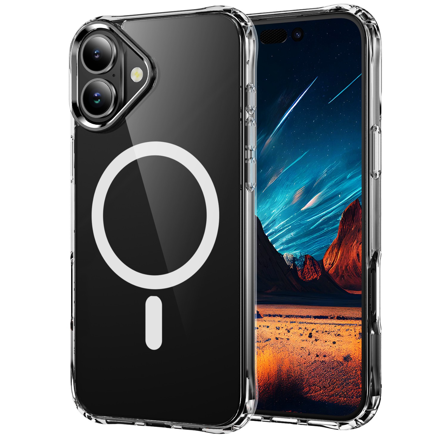 Dėklas Perfectionists Clear Mag Case Apple iPhone 16 Plus skaidrus