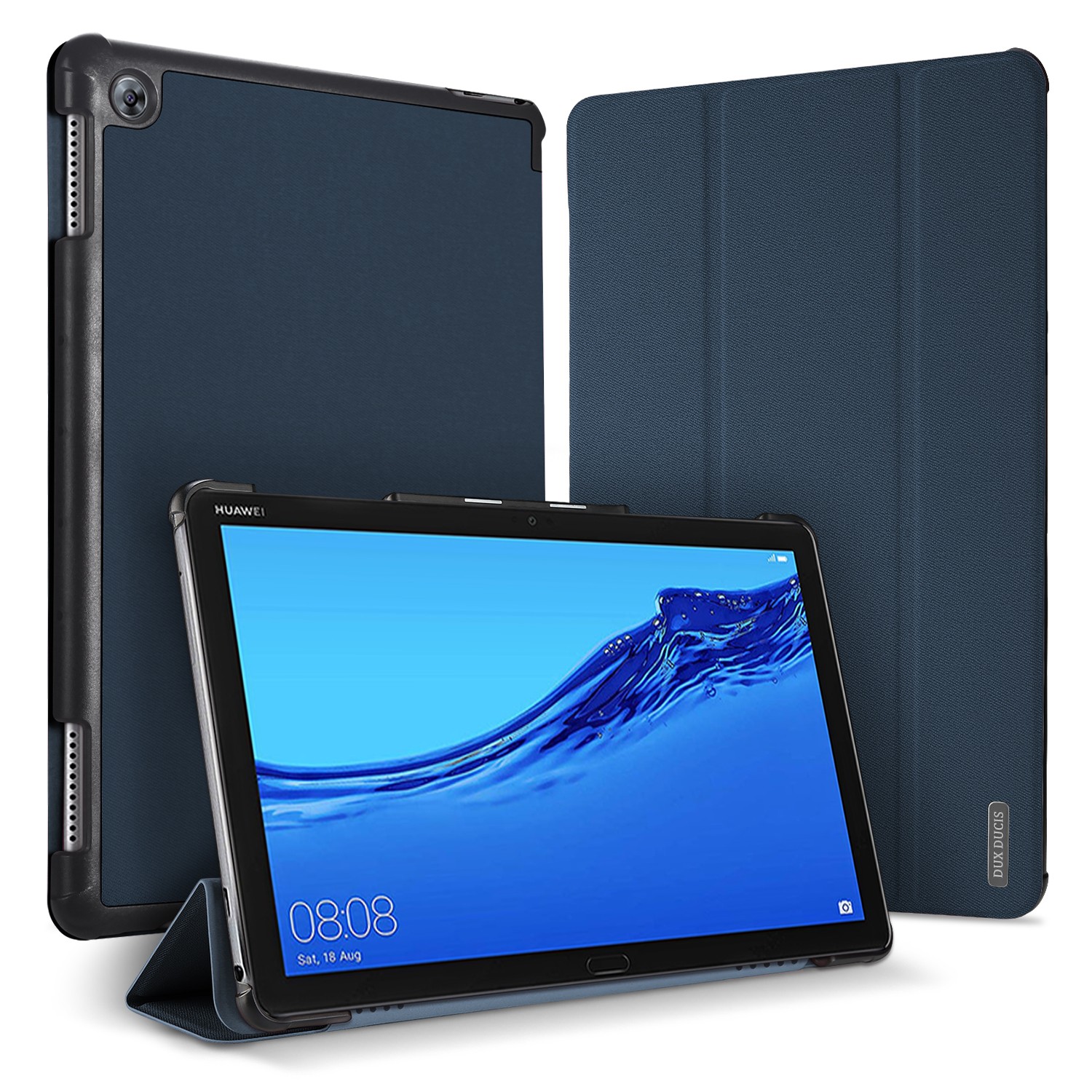 Dėklas Dux Ducis Domo Samsung X620/X626 Tab S10 FE Plus tamsiai mėlynas