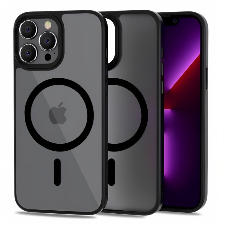 Dėklas Reach Matte MagSafe Apple iPhone 15 Pro juodas