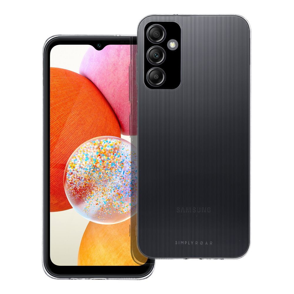 ROAR dėklas PURE SIMPLE FIT, skirtas SAMSUNG A14, skaidrus