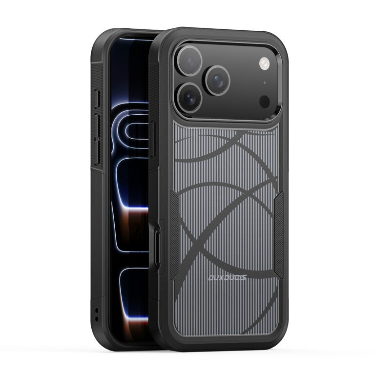 Dėklas Dux Ducis Shld Apple iPhone 17 Pro juodas (Rhythm Pattern)