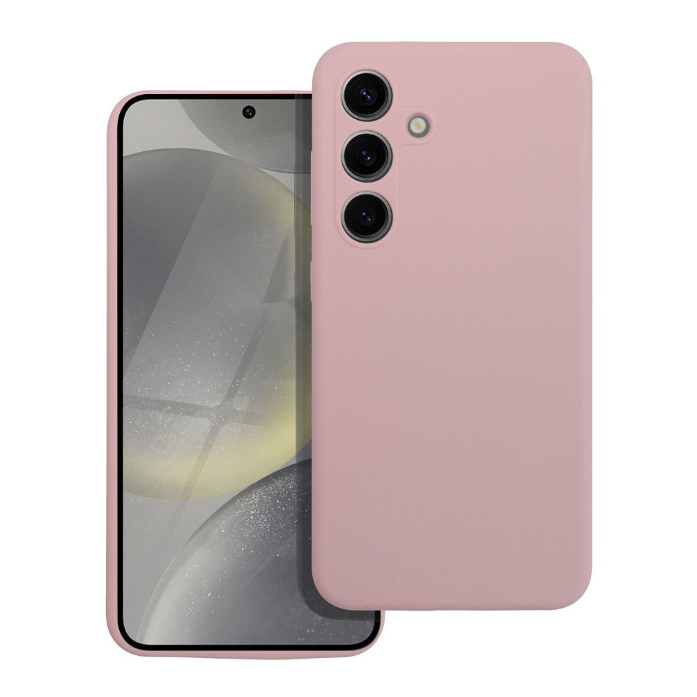 Dėklas SILICONE 2mm skirtas SAMSUNG S26 Plus sand pink