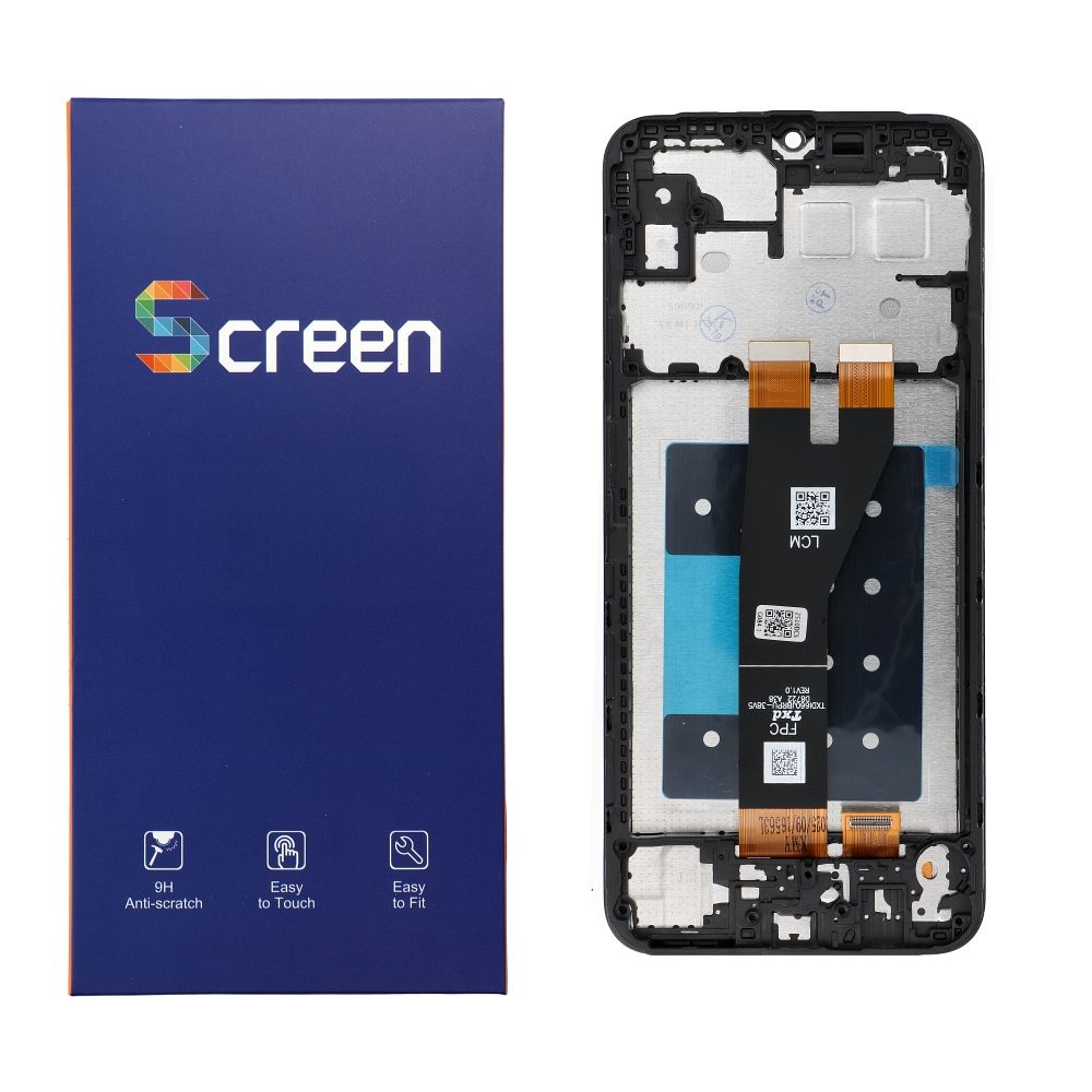 OG LCD ekranas SAMSUNG A14 5G A146 P/U OEM su rėmeliu