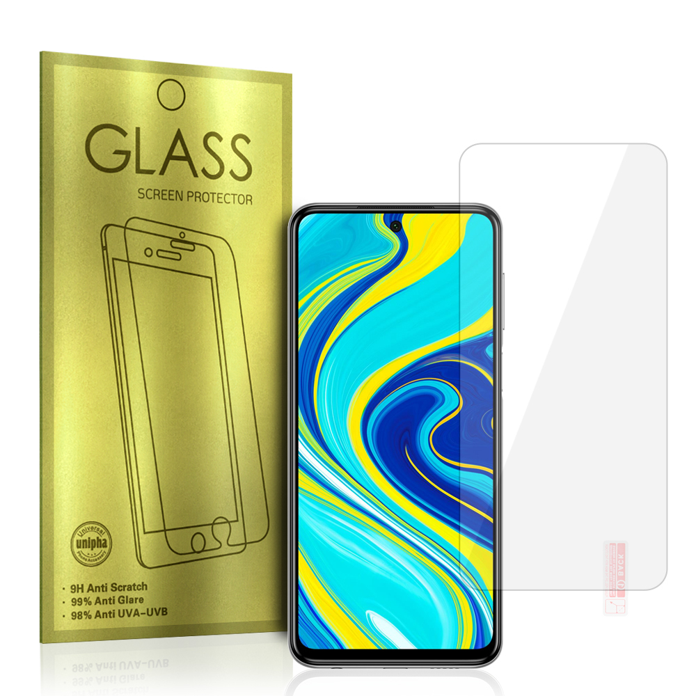 Grūdintas stiklas auksinis Xiaomi Redmi Note 9S/Note 9 Pro