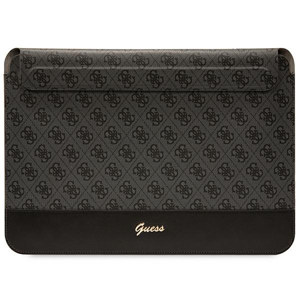 Guess 4G Stripe Metal Logo dėklas 14" nešiojamam kompiuteriui - juodas