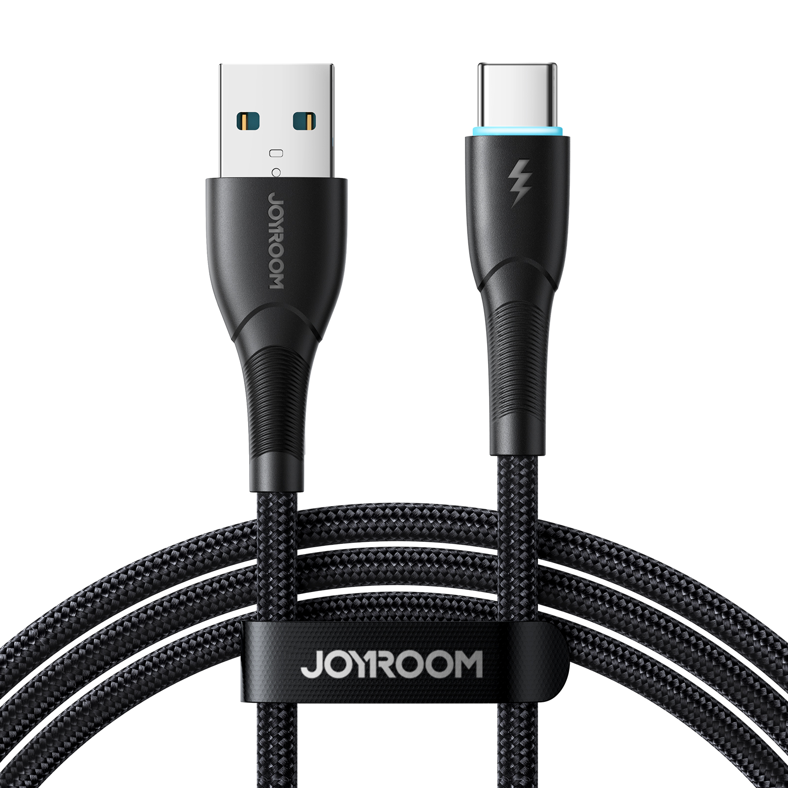 Joyroom Starry Series SA32-AC3 3A USB-A / USB-C kabelis 1 m - juodas