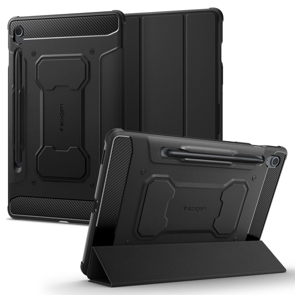 Spigen Rugged Armor Pro dėklas Samsung Galaxy Tab S9 FE 10.9 X510 / X516B - juodas
