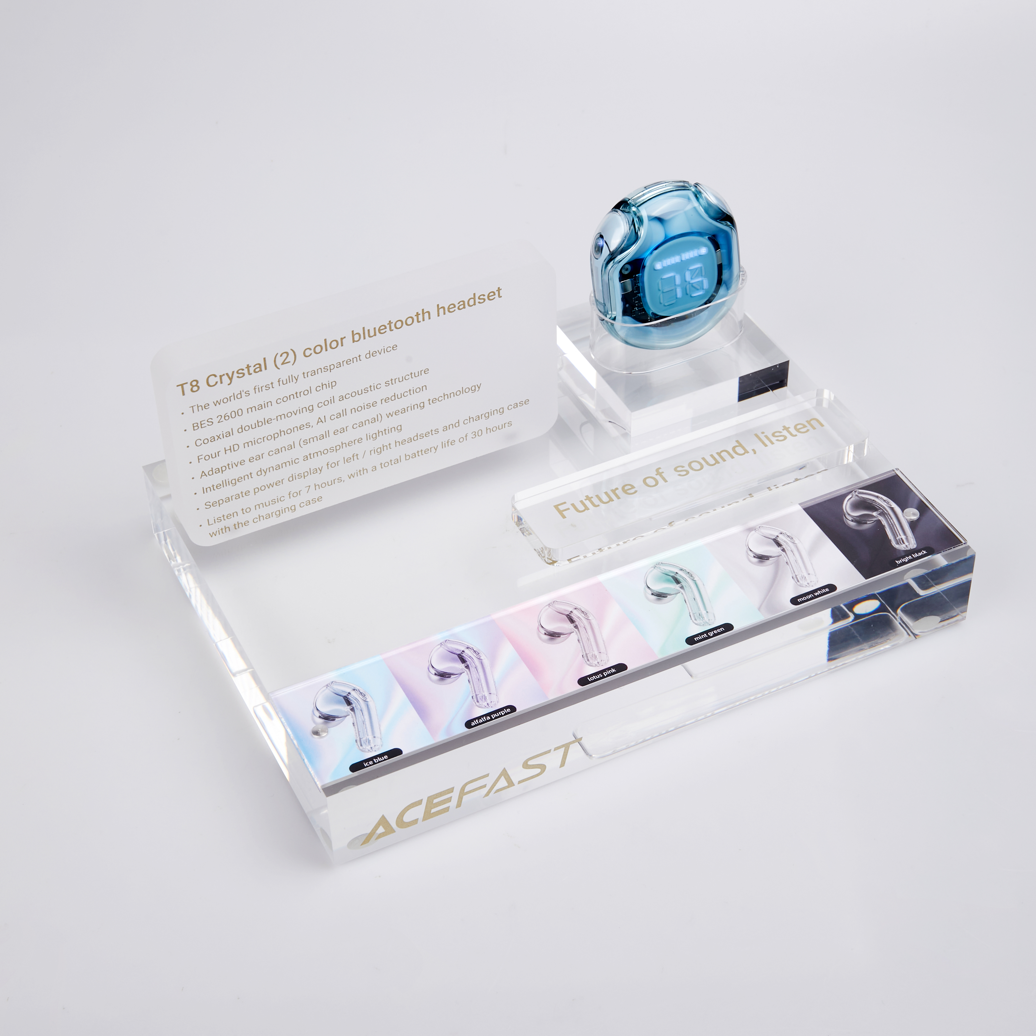 Acefast T8 ausinių ekranas (MT04)