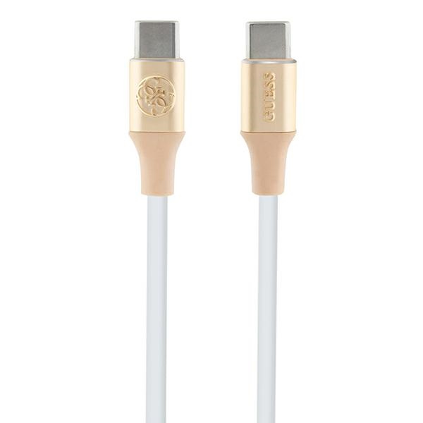 "Guess Ebossed" logotipas USB-C / USB-C kabelis 1,5 m greito įkrovimo - auksinis