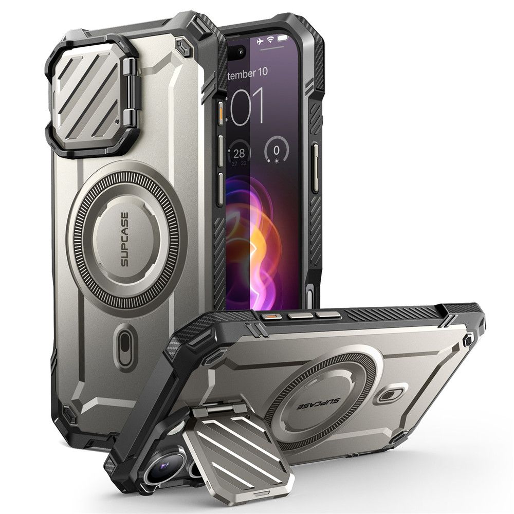 Supcase UB XT Mag dėklas su MagSafe skirtas iPhone 16 Pro Max - pilkas