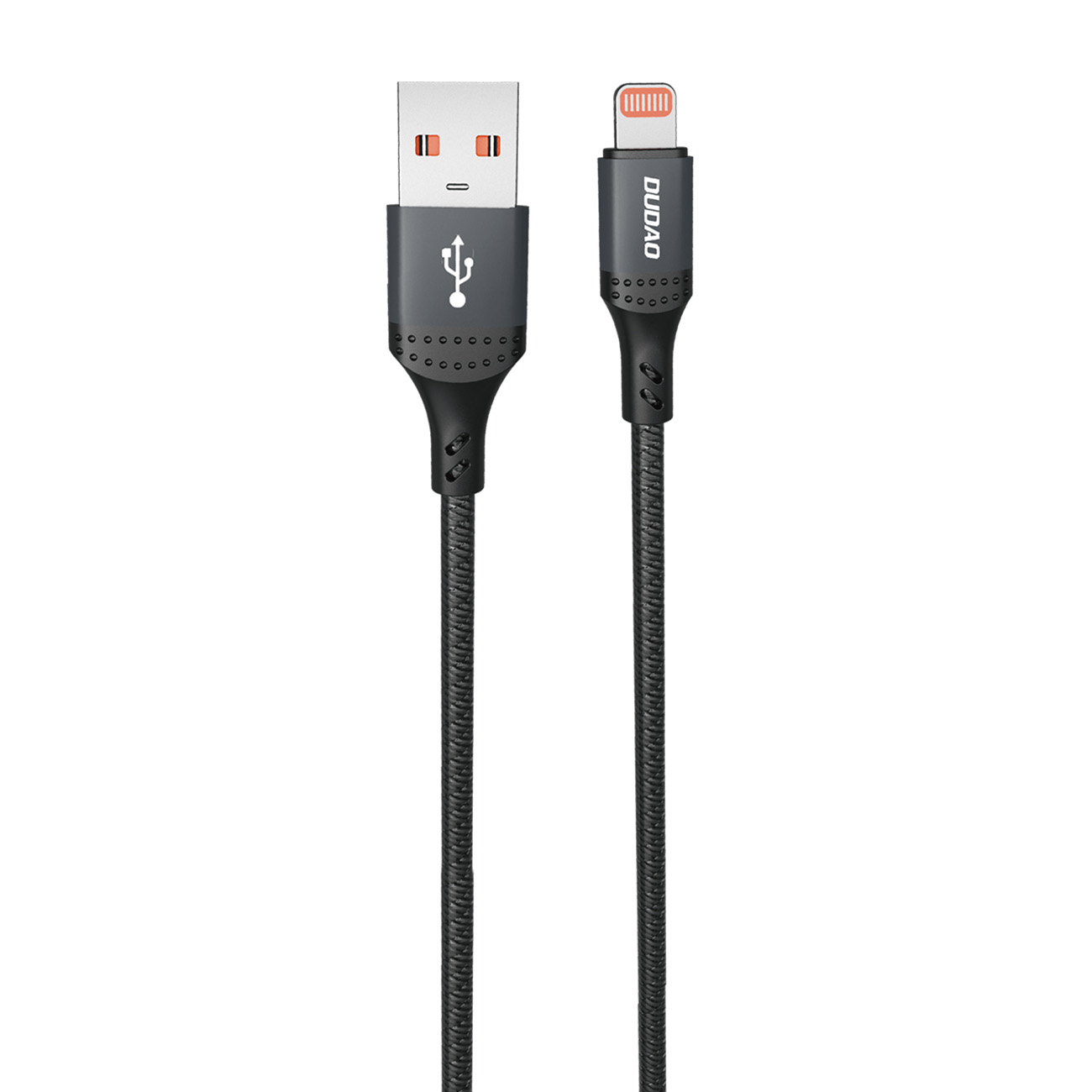 Dudao 3A 30W L3SL USB-A - Lightning pintas kabelis 1.2m - juodas