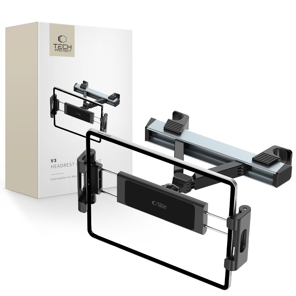 Tech-Protect V3 automobilinis laikiklis galvos atramai – juodas