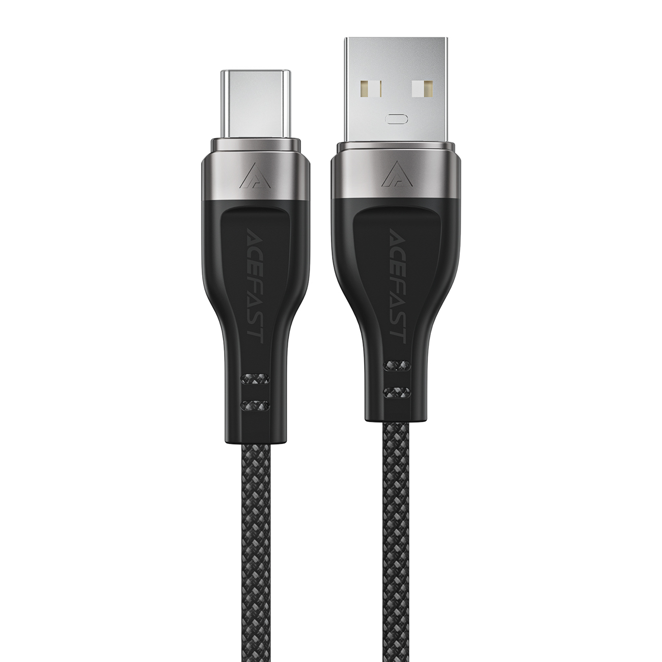 Acefast C11-04 USB-A - USB-C 3A kabelis 1.2m magnetinis pintas - juodas