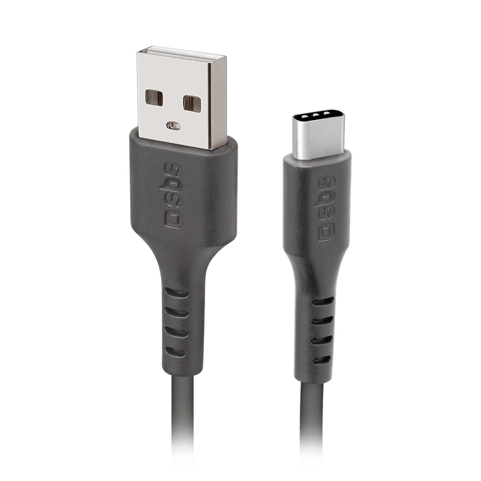 SBS TECABLETC220K USB-A - USB-C kabelis 2 m - juodas