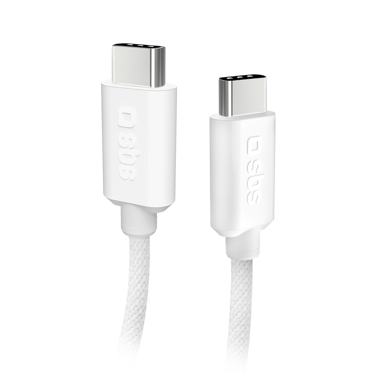 SBS TECABLETISSUETCCG USB-C - USB-C 1,5 m 60W pintas kabelis - pilkas