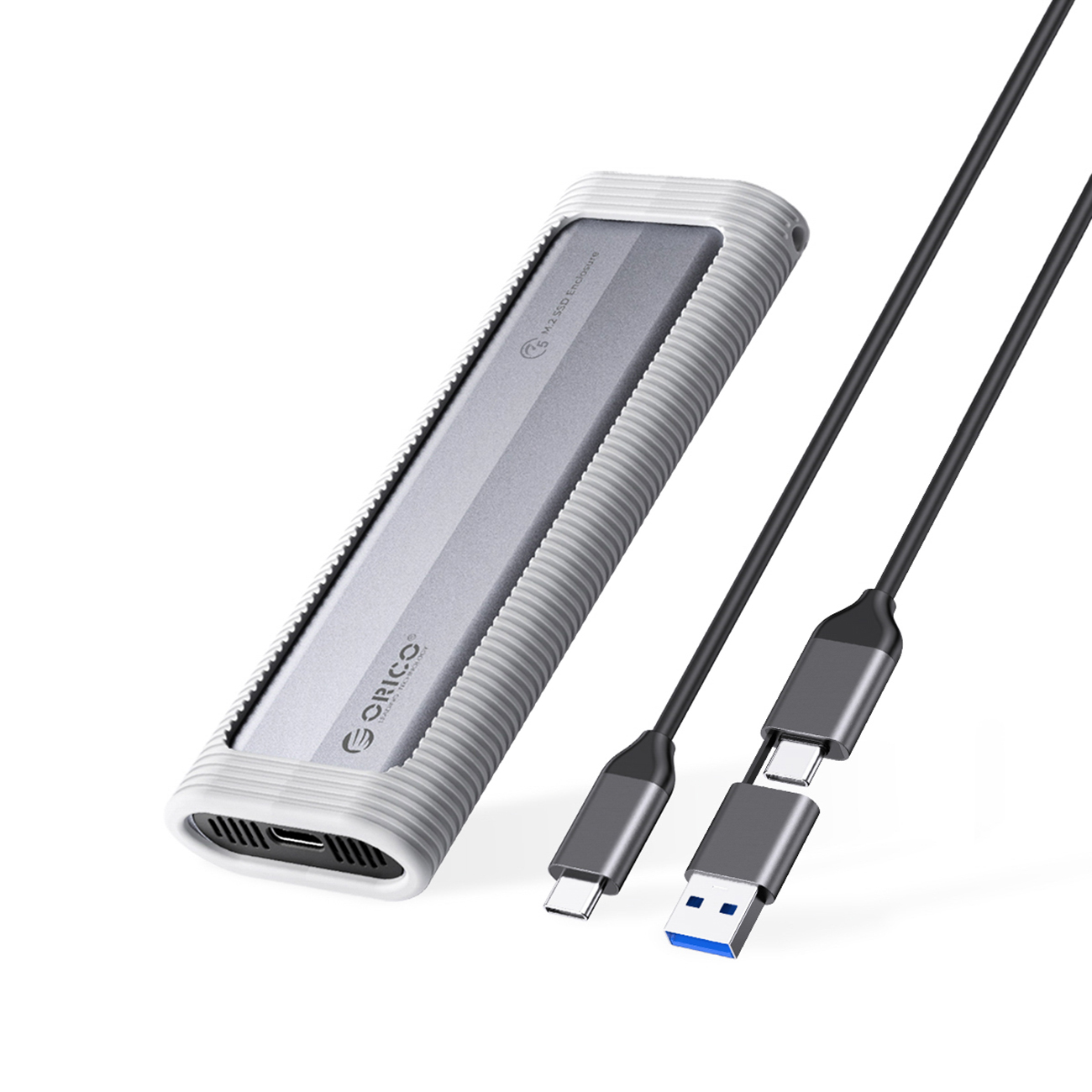 Orico AXM2F-V1 M.2 NGFF USB-C 5Gb/s diskų įrenginys - pilkas