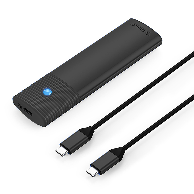 Orico PWM2-G2 M.2 NVME USB-C 10Gb/s diskų įrenginys - juodas