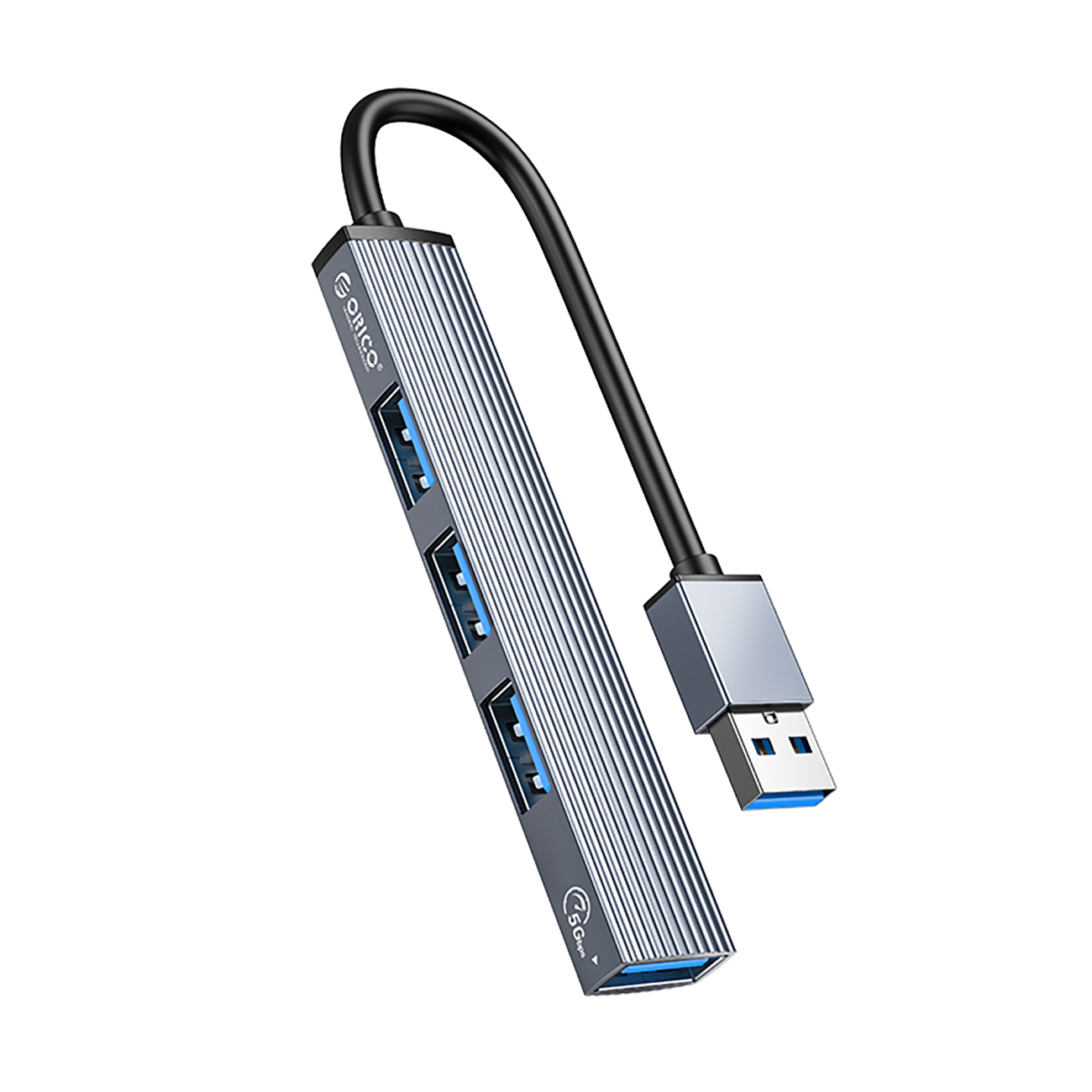 Orico AH-A13 USB-A Hub prijungimo stotelė 1x USB-A 3.0 + 3x USB-A 2.0 - pilka