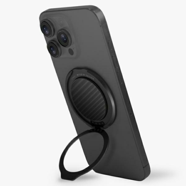 Uniq Gripfit Premium 360 magnetinis laikiklis su atrama – juodas / anglies juodas