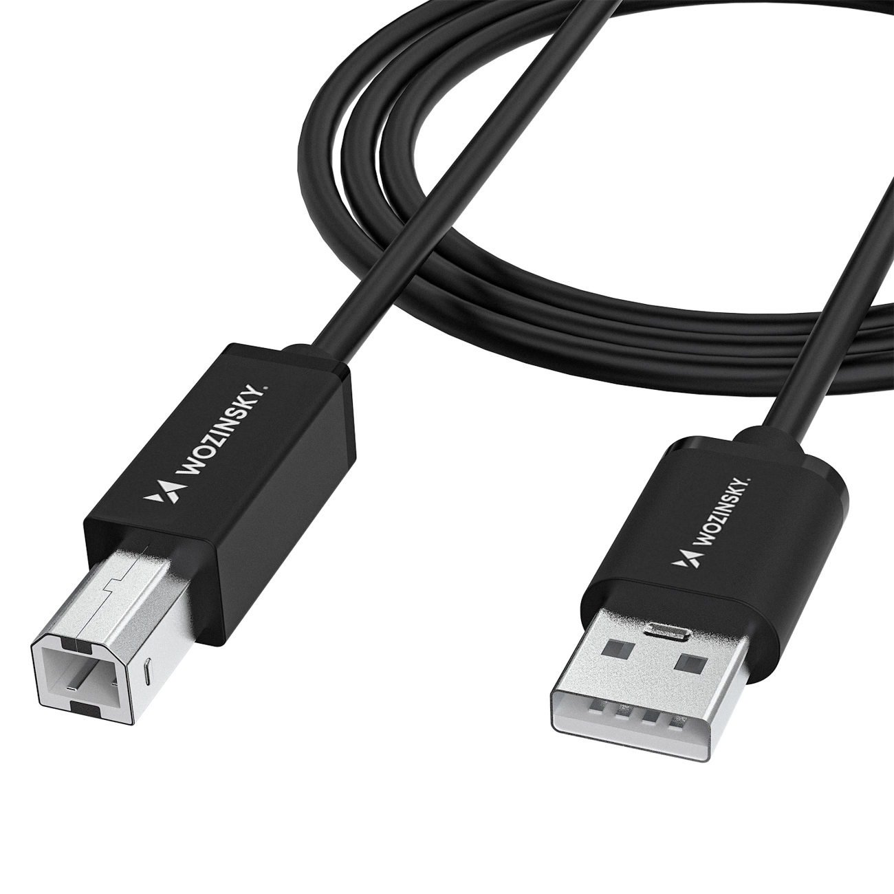 Wozinsky WKDDY4S USB-B - USB-A 480Mb/s kabelis 1m - juodas