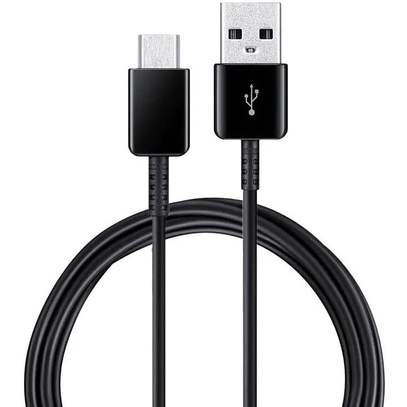 Samsung EP-DG970BBE USB-A – USB-C kabelis 1.5m (OOB didmeninė – pakaitinė pakuotė) – juodas