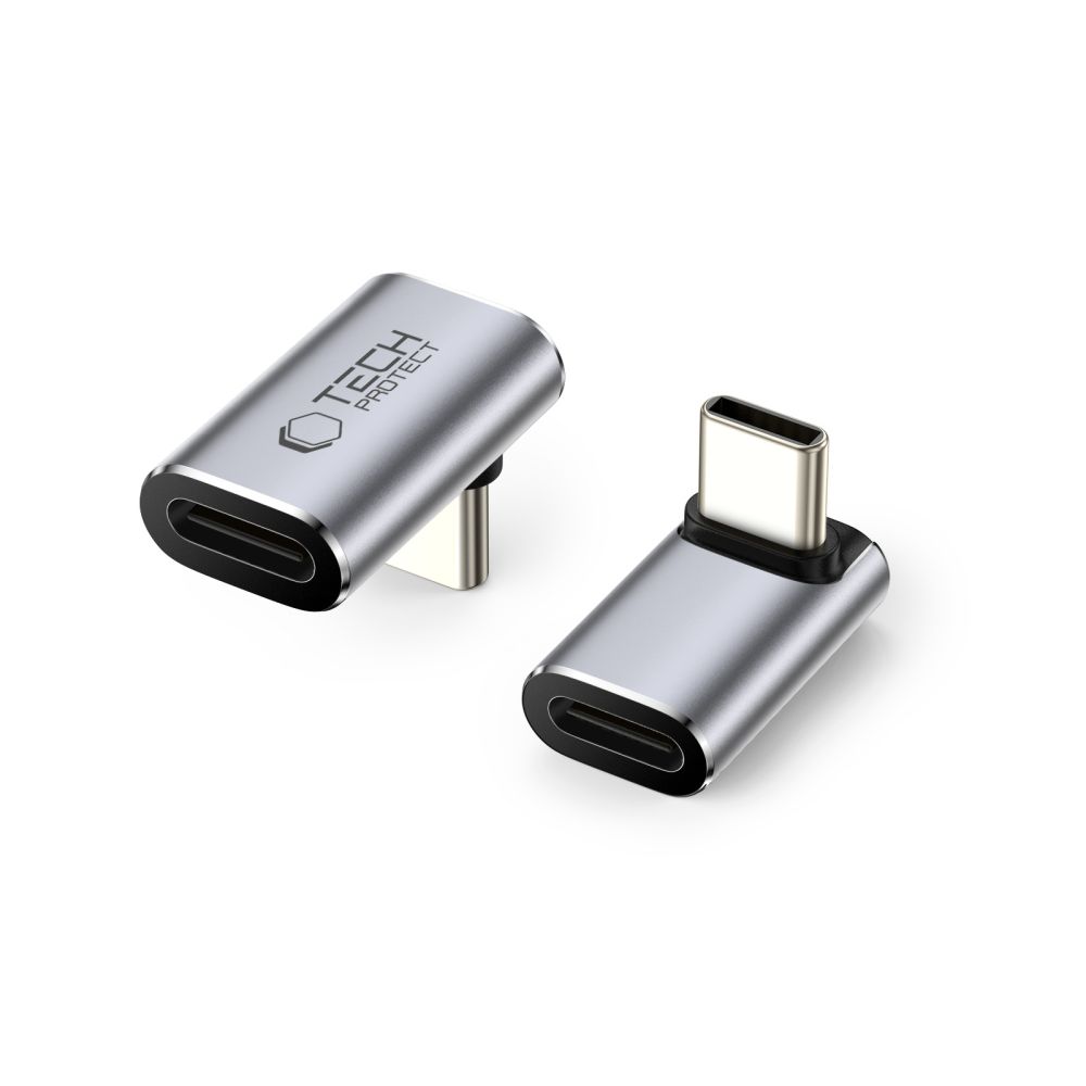 Tech-Protect Ultraboost AA02 USB-C kampinis adapteris - pilkas