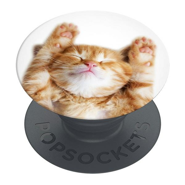 Popsockets 2 Snoozy Cat laikiklis ir telefono stovas