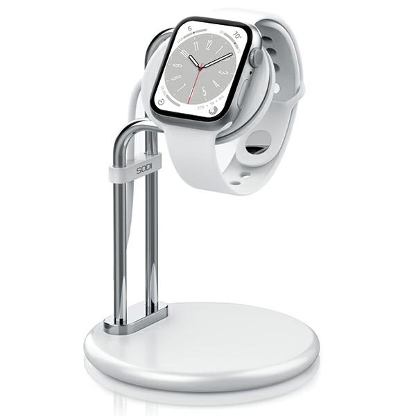 SODI SAW-300 Apple Watch stovas - sidabrinis