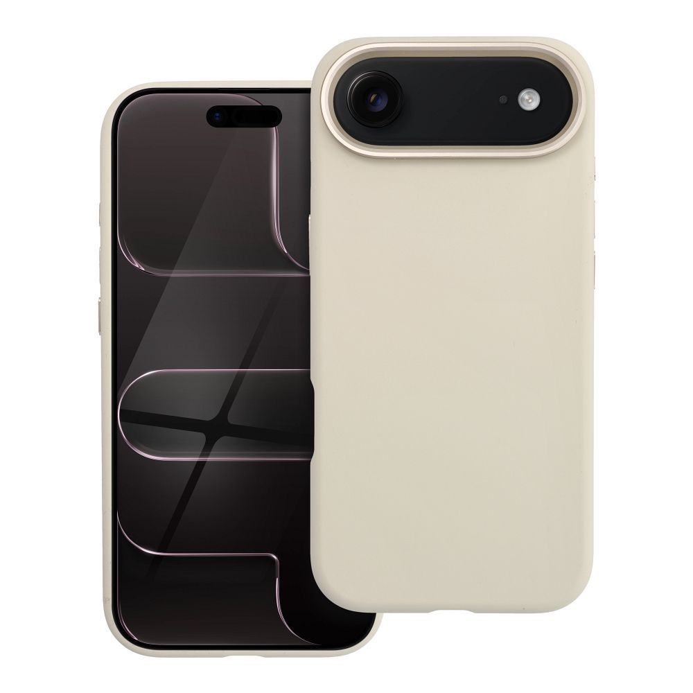 Dėklas skirtas IPHONE 17 Air Forcell F-Protect Frame Premium suderinamas su Magsafe senovinė balta