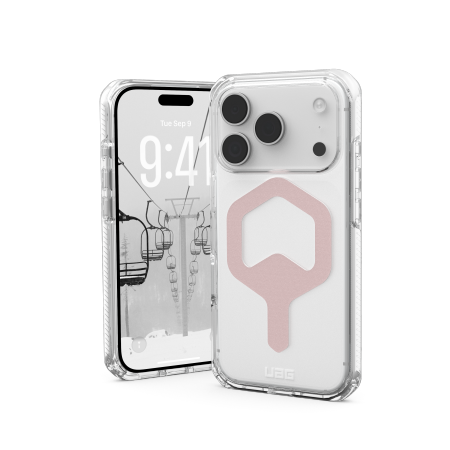 UAG Plyo MagSafe dėklas telefonui iPhone 17 Pro - skaidrus rožinis