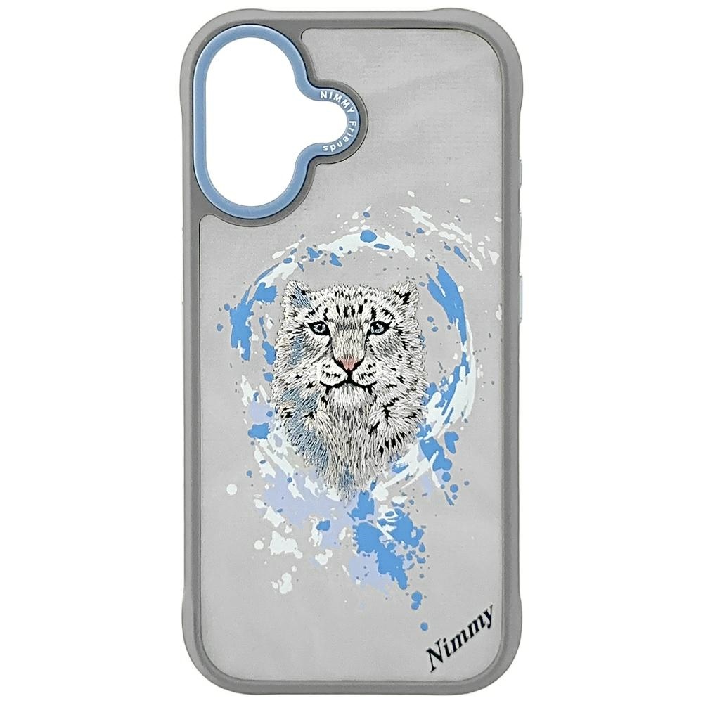 Nimmy Pantera Magnetinis dėklas telefonui iPhone 17 - šviesiai pilkas