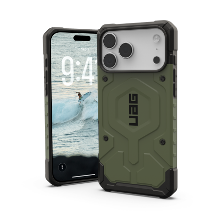 UAG Pathfinder Magnetinis dėklas telefonui iPhone 17 Pro Max - alyvuogių spalvos