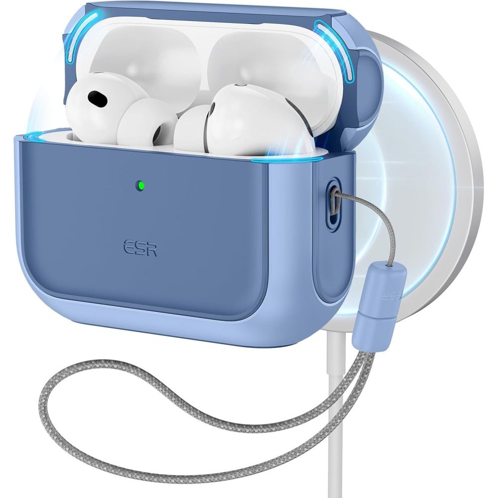 ESR Orbit Halolock MagSafe dėklas AirPods Pro - mėlyna
