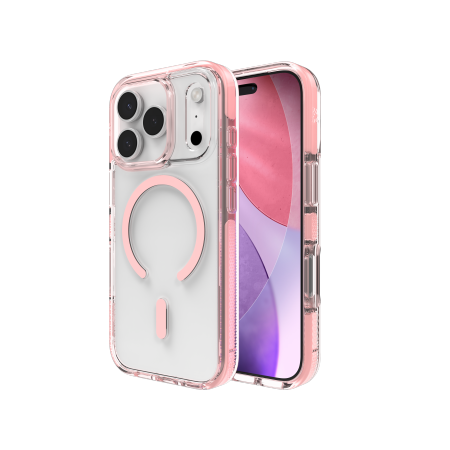 ZAGG Santa Cruz Snap Magnetinis dėklas telefonui iPhone 17 Pro – rožinis