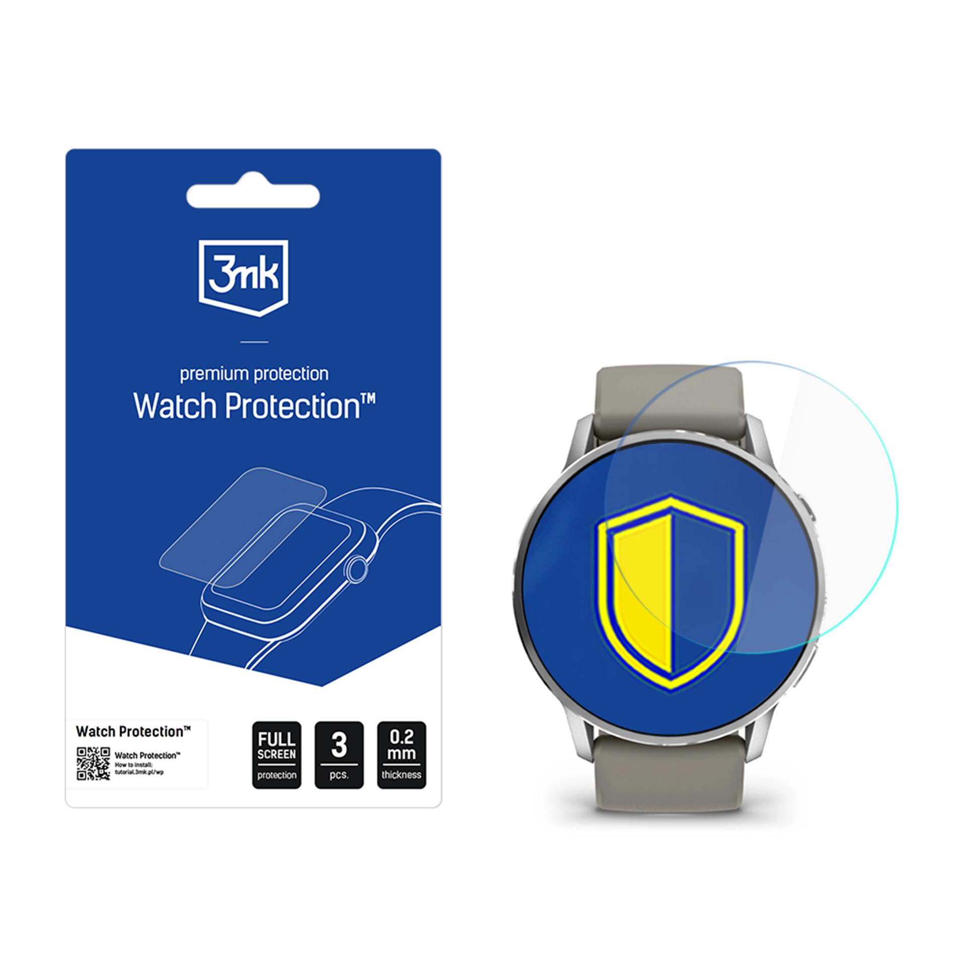 3mk Watch Protection ARC išmaniojo laikrodžio apsauginis stiklas Garmin Venu 4 45mm