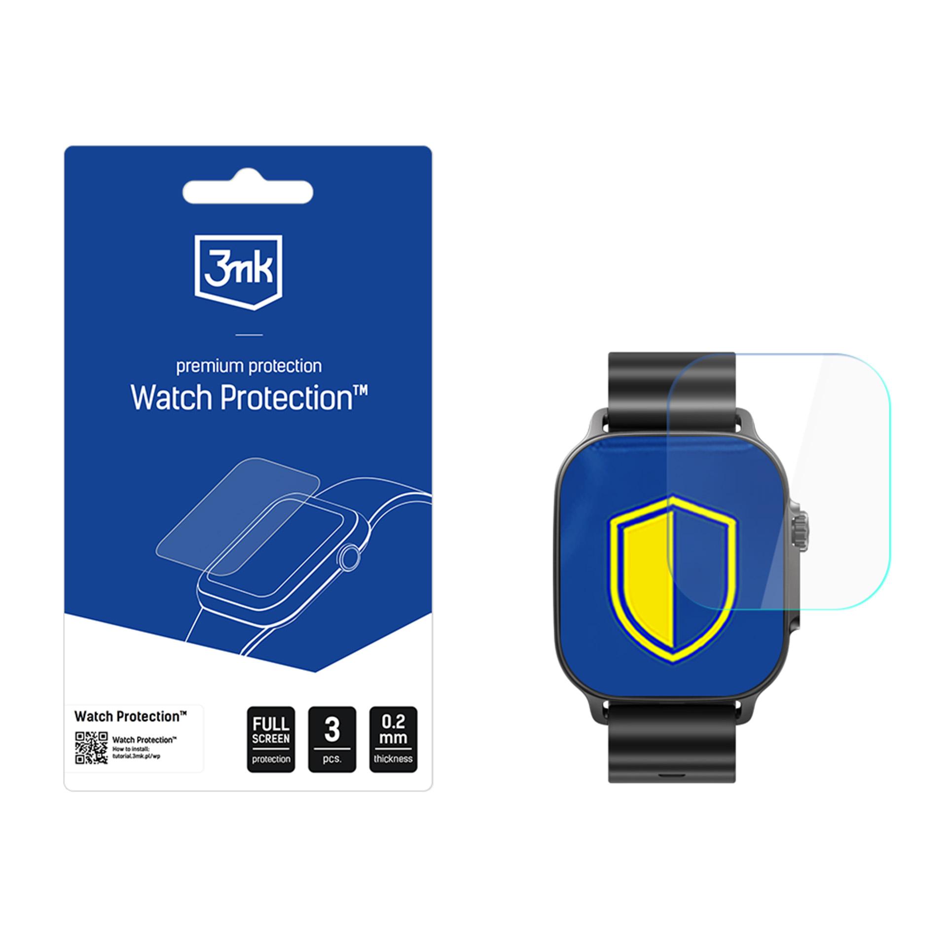 3mk Watch Protection FlexibleGlass hibridinis stiklas išmaniajam laikrodžiui Realme Watch 5