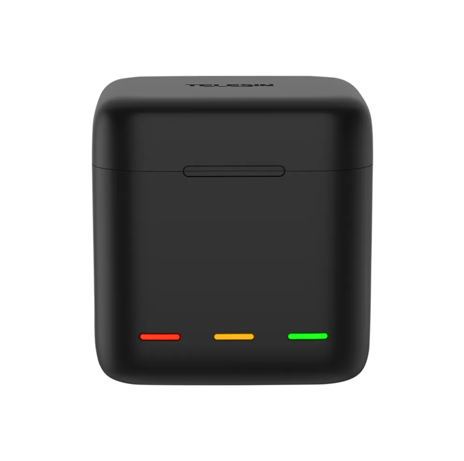 Telesin 3 lizdų įkroviklio dėžutė GoPro Hero 12 / Hero 11 / Hero 10 / Hero 9