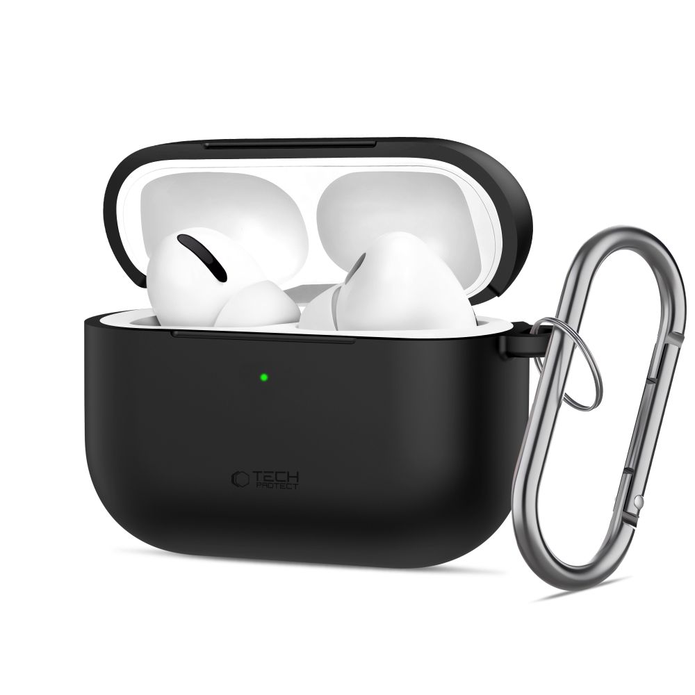 Tech-Protect silikoninis Hook dėklas AirPods Pro 3 juodas