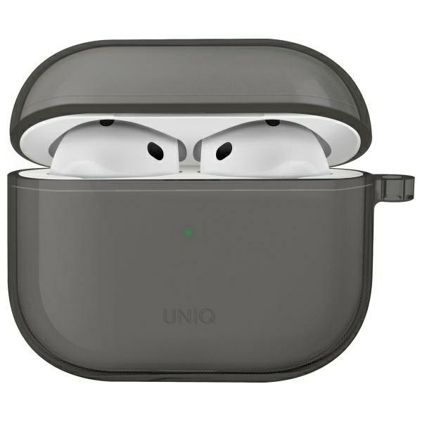 Uniq Glase dėklas AirPods 4 - puspermatomas