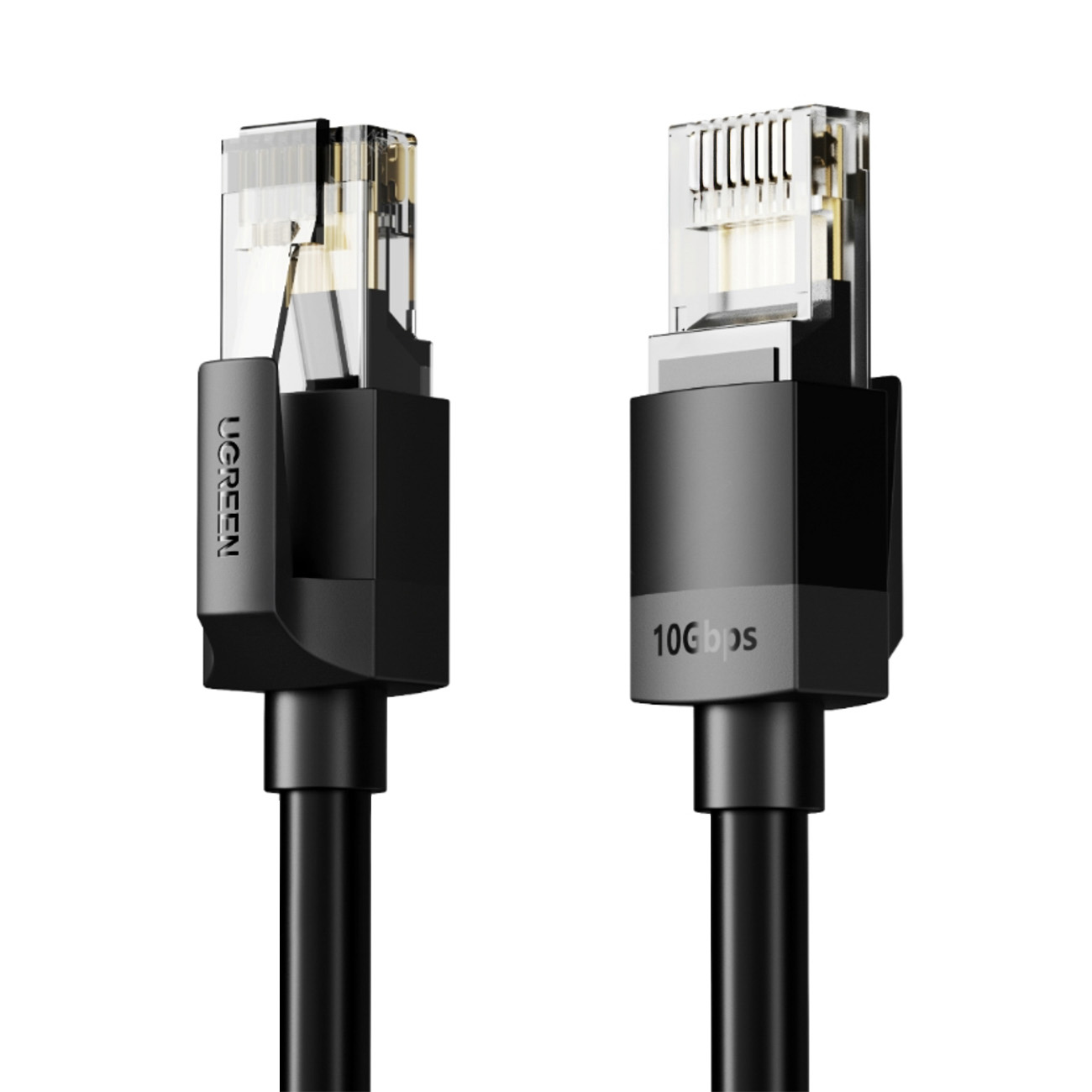 Ugreen Cat6A UTP Ethernet laidas 1m - Juodas