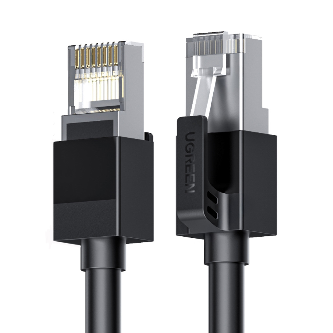 Ugreen Cat6 F/UTP Ethernet laidas 0.5m - Juodas