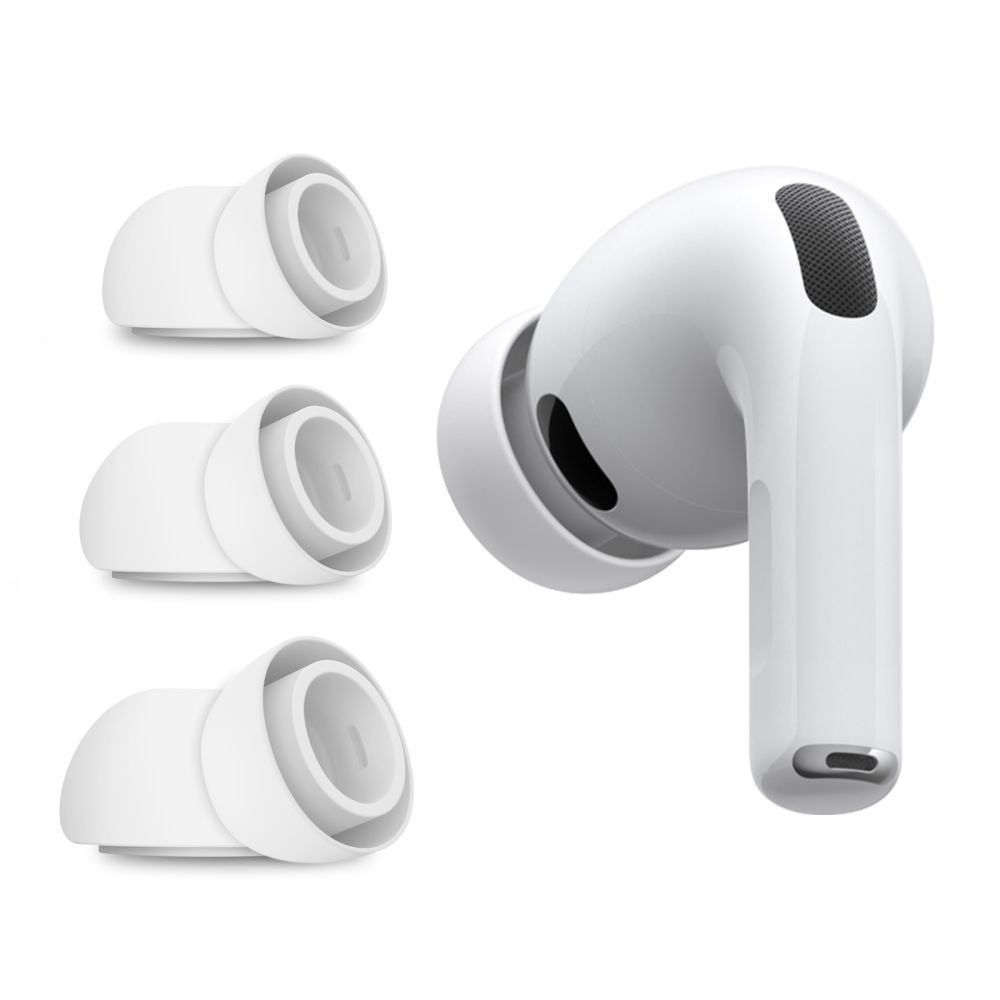 Tech-Protect ausinių antgaliai AirPods Pro 3 S/M/L 3 vnt. balti
