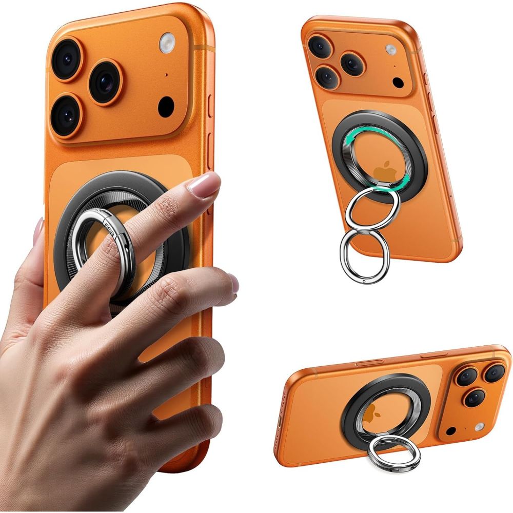 ESR Magnetic HaloLock MagSafe telefono laikiklis - Juodas