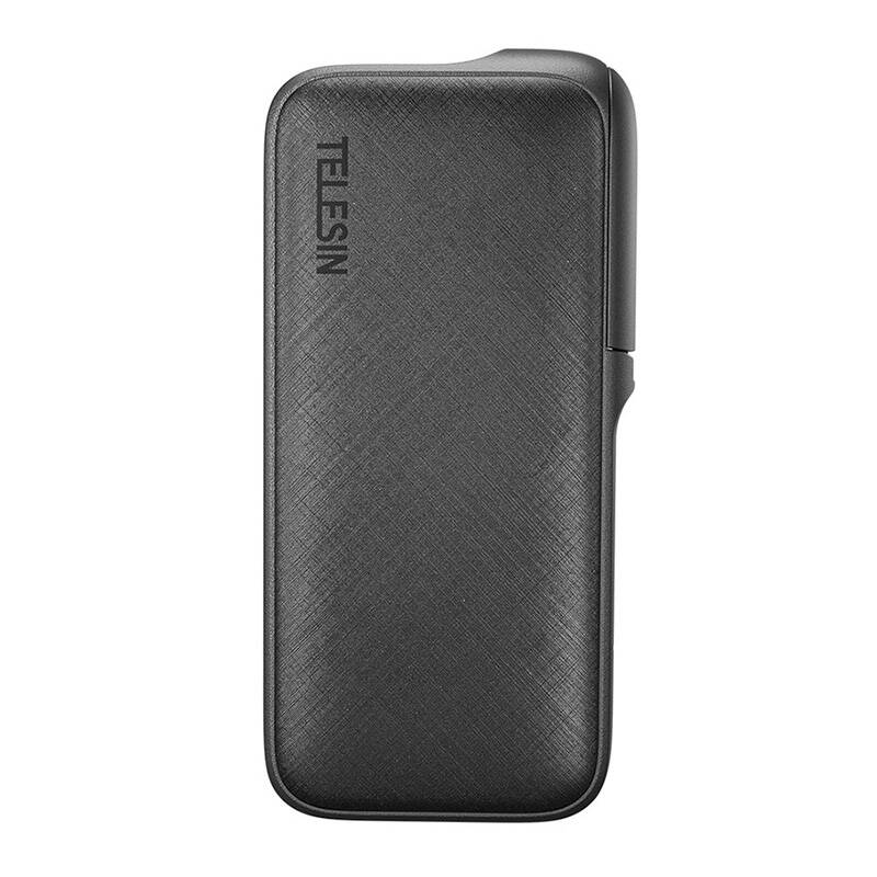 TELESIN įkroviklis su išorine baterija GoPro Hero 12 / 11 / 10 / 9 / 8 / 7 / 6 / 5