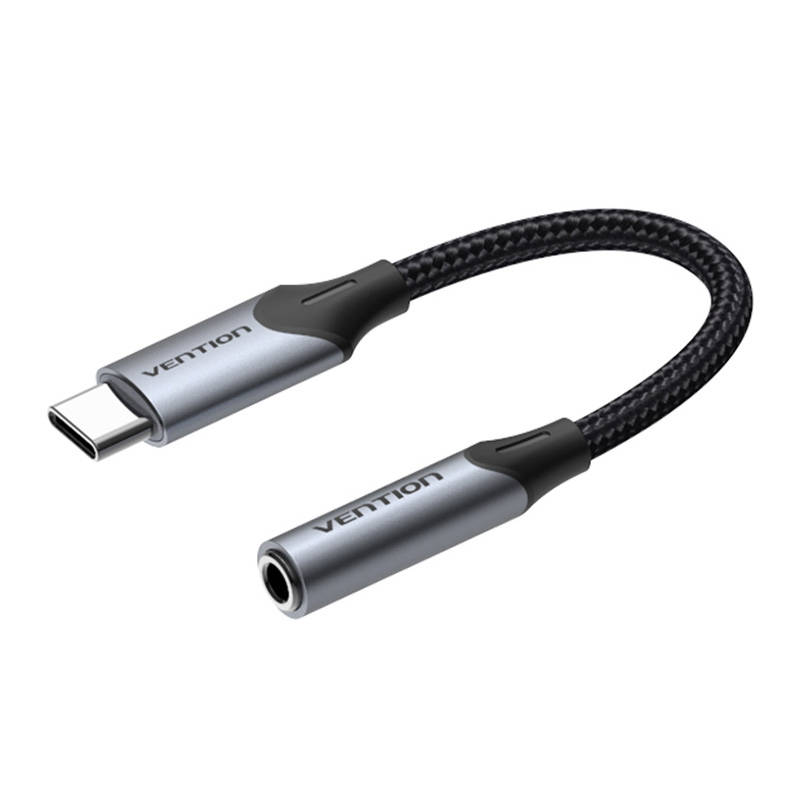Garso adapteris USB-C kištukas į 3.5mm lizdą Vention BGJHA 0.1m