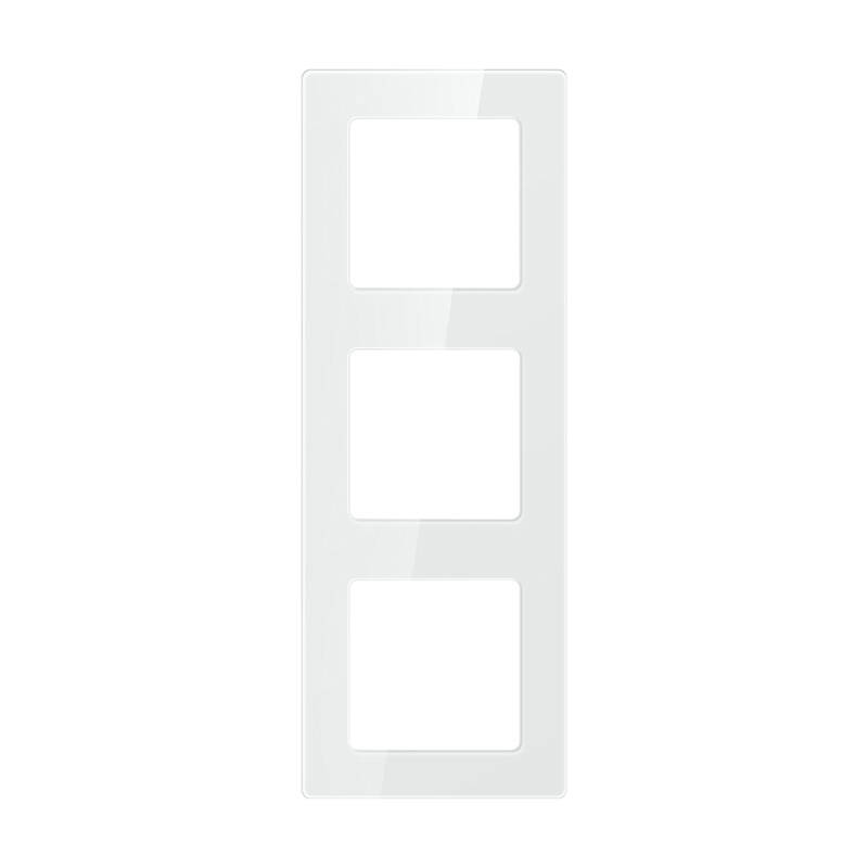 Trigubas rėmelio lizdas Avatto N-TS10-Frame-W3 (baltas)