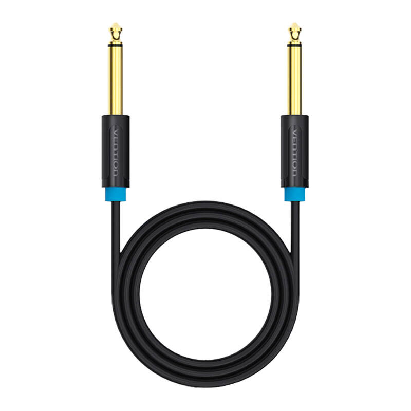 Garso kabelis TS 6,35 mm Vention BAABJ 5 m (juodas)